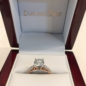 Verragio 1.33 Carat Diamond Ring (J SI2)
